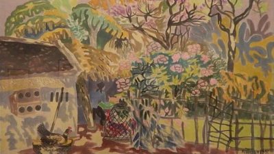 Paintings of Vietnamese artists return home from Japan