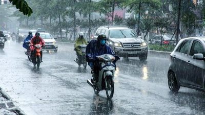 Many areas nationwide to face heavy rains in the evening